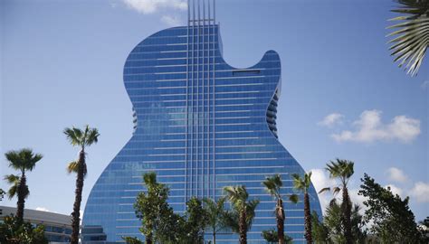 hard rock opens world s first guitar shaped hotel chicago sun times