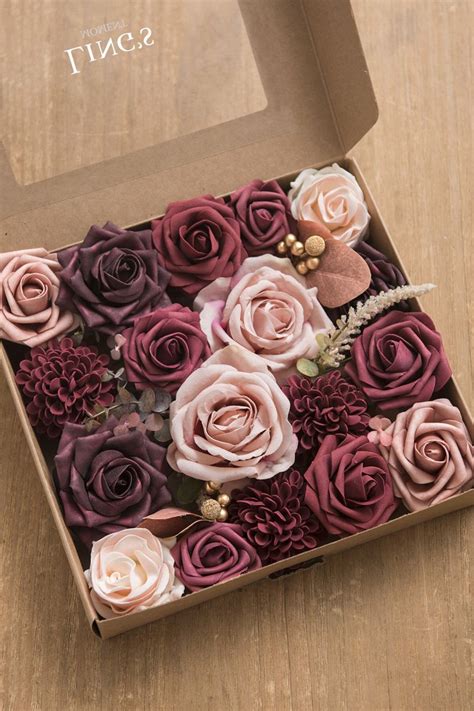 First, find out how much time will pass between when. Dusty Rose & Burgundy Flowers Box Set - 13 Style in 2020 ...