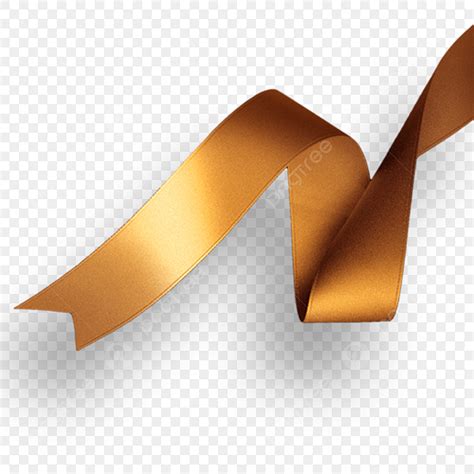 Ribbon Material Hd Transparent Gold Ribbon Material Ribbon Clipart