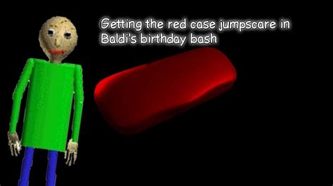 Baldis Basics Birthday Bash Getting The Rare Jumpscare Glasses Case