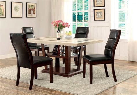 Marble Top Dining Table Co441 Urban Transitional Dining
