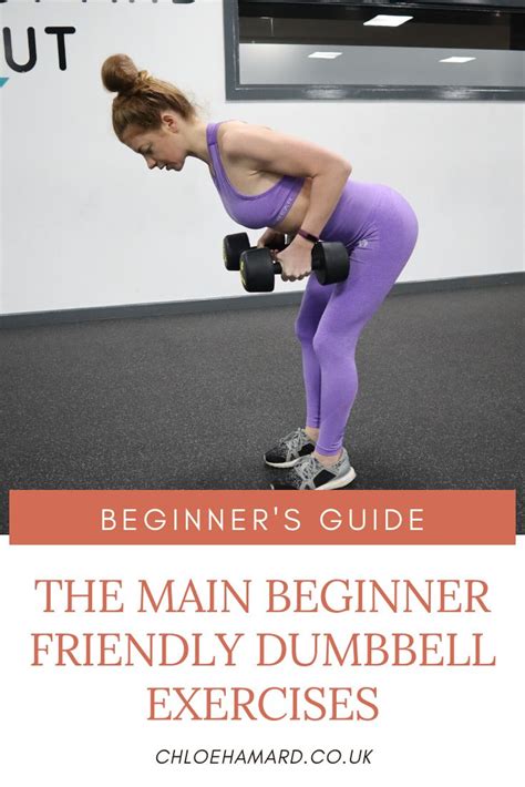 A Woman Doing Dumbbell Exercises With The Text Beginners Guide The