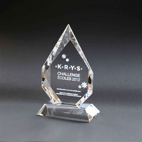 Summit Crystal Glass Trophy Awards In Glass