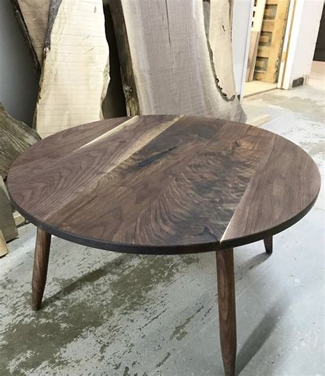 Black Walnut Coffee Table Custom Handmade Furniture Made In Ottawa