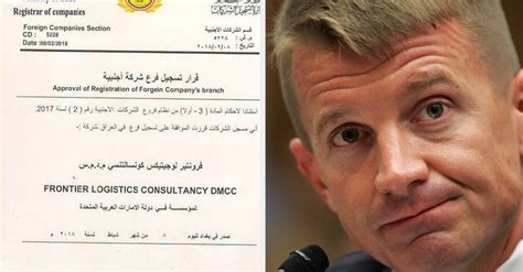 Blackwater Founder Erik Princes New Company Is Operating In Iraq