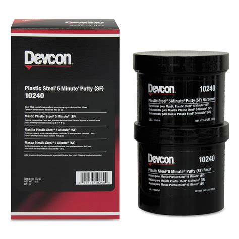 Buy Devcon230 10240 10240 Plastic Steel 5 Minutes Putty Sf 1 Lb Kit
