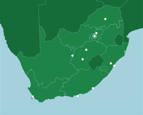 South Africa Cities Map Quiz Game