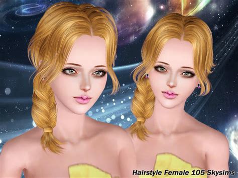 Custom Sims 3 Skysims Hair 105