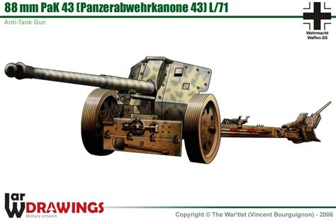 88mm Pak 43 L71 Военные Танк Военная техника