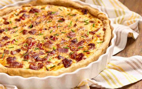 Cheddar And Bacon Quiche Simple And Very Satisfying