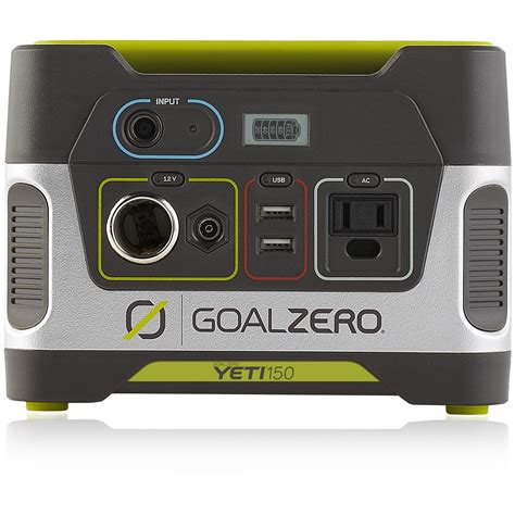 Two usb ports, an ac outlet and 12v output. Goal Zero Yeti 150 Solar Generator - 625403, Power ...