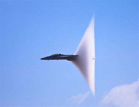 Fighter Plane Blasted Through A Sonic Boom Cloud As The Jet Broke The Sonic Barrier Qianlong