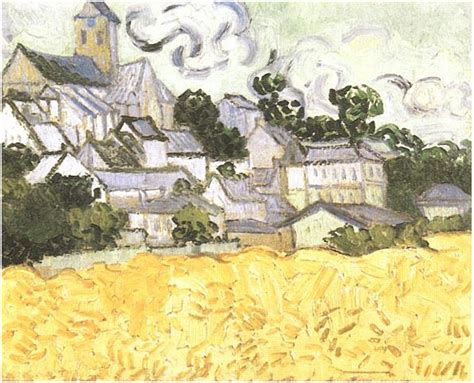 View Of Auvers With Church By Vincent Van Gogh