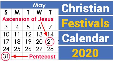 Christian Festival 2020 Calendar Christian Holidays What Is Today