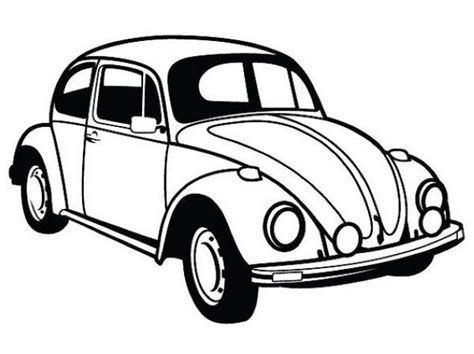 Download Volkswagen Beetle Car Coloring Pages (With images ...
