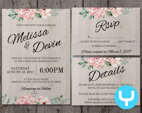 Make wedding invitations online by customizing our professionally designed templates or designing about our diy custom photo wedding invitations. Rsvp Card Template | shatterlion.info