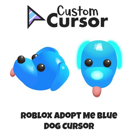 Roblox Adopt Me Blue Dog Cursor Custom Cursor