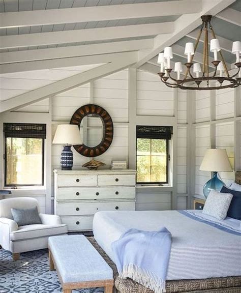 Gorgeous 55 Modern Lake House Bedroom Ideas 55