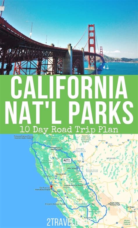 California National Parks Road Trip Plan Pin 3 2traveldads