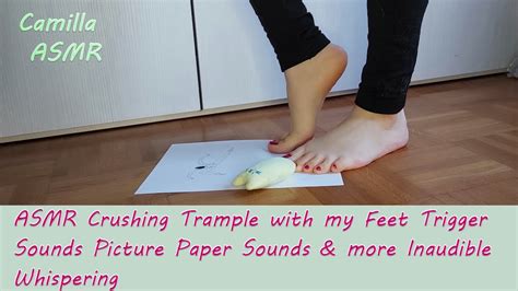 Asmr Crushing Trample With My Feet Trigger Sounds Picture Paper Sounds And More Inaudible