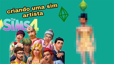 Criando Uma Sim No The Sims 4 Artista Youtube