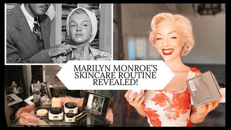 MARILYN MONROES FULL SKINCARE ROUTINE JASMINE CHISWELL YouTube