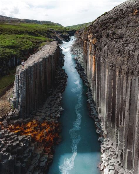 Studlagil Canyon Egilsstadir Iceland 風景 アイスランド トラベル