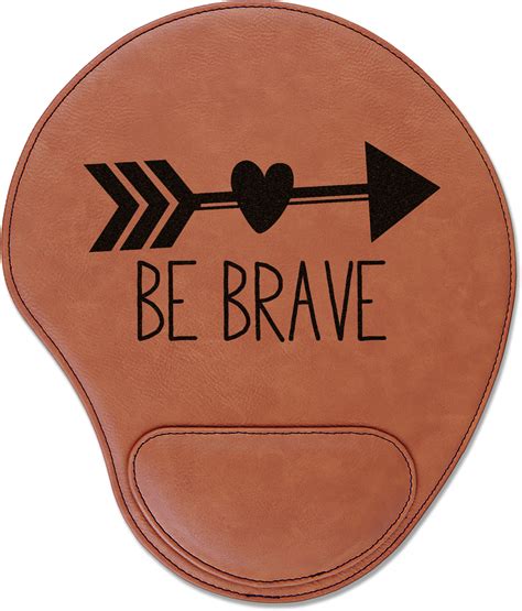 Inspirational Quotes Leatherette Mouse Pad With Wrist Support