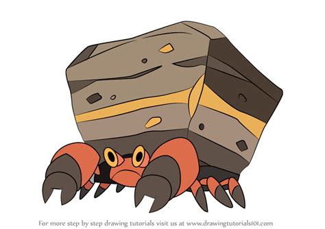 Learn How To Draw Crustle From Pokemon Pokemon Step By Step Drawing