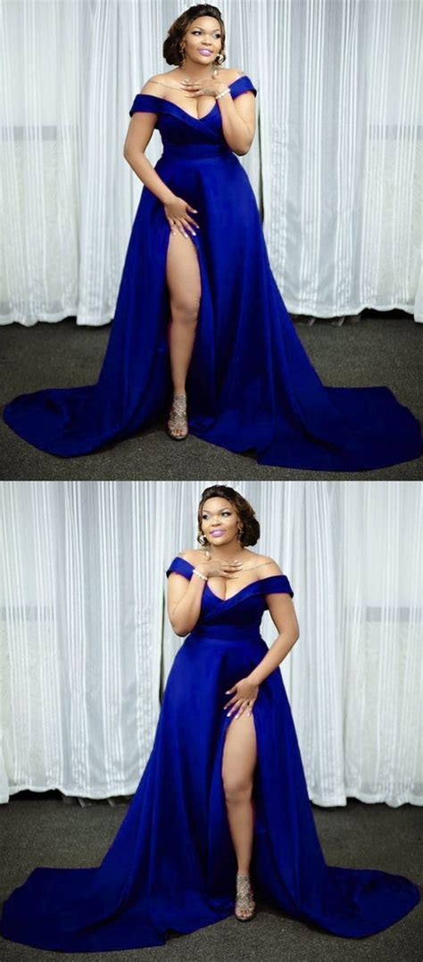 Royal Blue Prom Dresses Plus Size Evening Gown Plus Size Evening Gown Royal Blue Prom Dresses