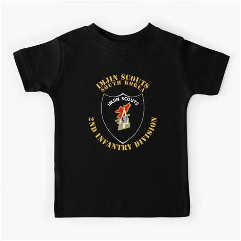 Army Imjin Scouts 2nd Id V1 Kids T Shirt For Sale By Twix123844