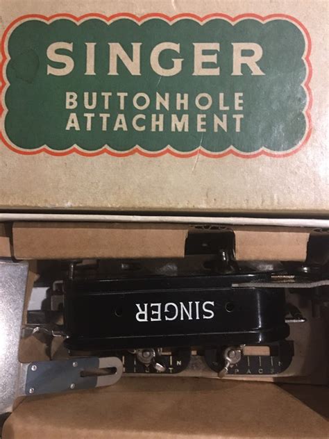 1950s Singer Buttonhole Attachment 86662 Mint Condition Etsy