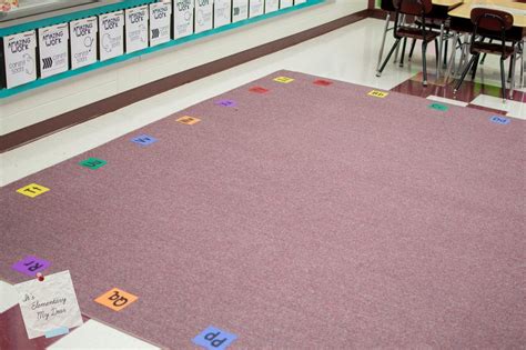 Student Sit Spots For Carpet Diy Classroom Classroom Organization