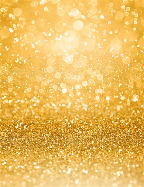 Litter Star Bokeh And Golden Glitter Background For