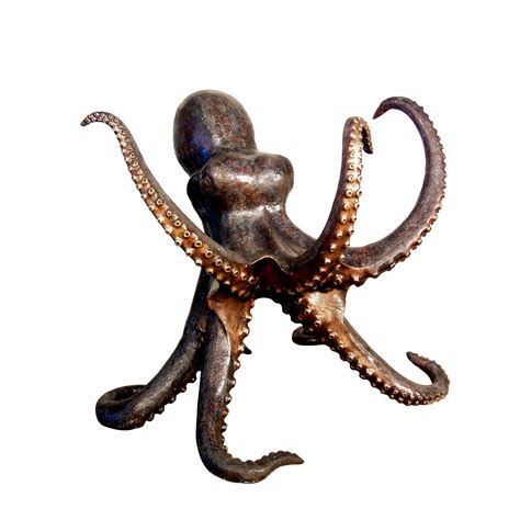 Bronze Octopus Table Base Sculpture Metropolitan Galleries Inc