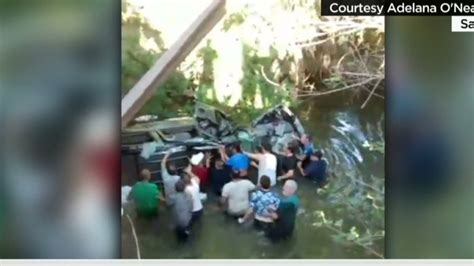 Bystanders Flip Car In Dramatic Rescue Video