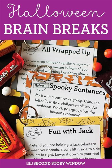 Brain Breaks For Halloween Freebie Brain Breaks Math Stem