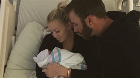 Dustin Johnson And Paulina Gretzky Share A Photo Of Their Newborn Baby