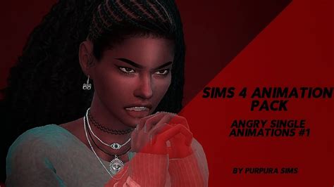 Sims 4 Animation Pack 4 Angry Single 1 By Purpura Sims Vms
