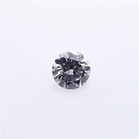 026 Carat Fancy Gray Diamond Round Shape Si1 Clarity Gia Sku 335627