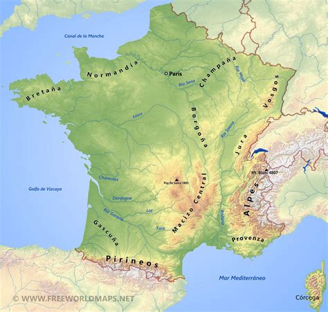 Mapa Mudo Politico De Francia Para Imprimir Brakbargakabdistlors Diary