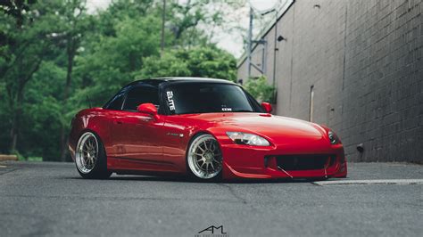 Dropped Red Honda S2000 Is A Stylish Thing With Custom Parts — Carid