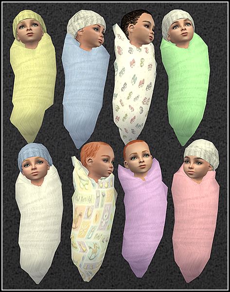 Sims 4 Baby Swaddle Cc