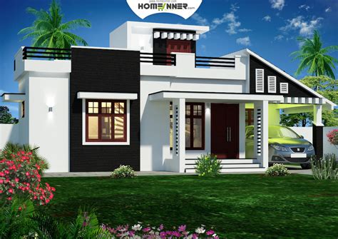 900 Sq Feet Kerala House Plans 3d Front Elevation