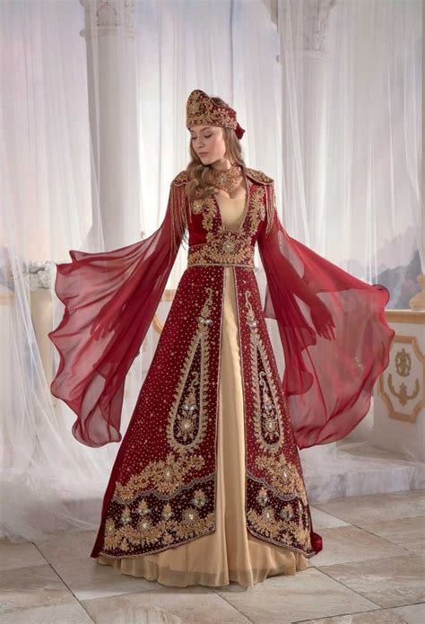 Which is the best bridal dress company in turkey? Fancy Red Kaftan Set | Beautiful Kaftans | Chic Dresses ...