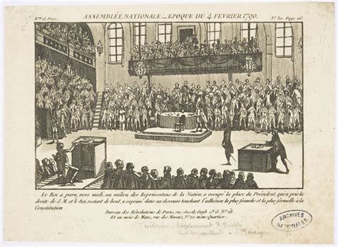 Assemblée Constituante De 1789 Révolution Française Révolution