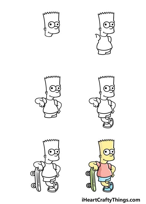How To Draw Bart Simpson A Step By Step Guide Khoa