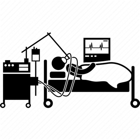 Emergency Hospital Icu Instrument Machine Medical Room Icon