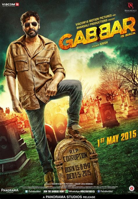 Gabbar Is Back Movie Poster 1 Of 2 Imp Awards