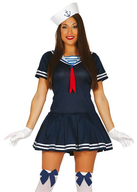 Womens Blue Sailor Girl Costume